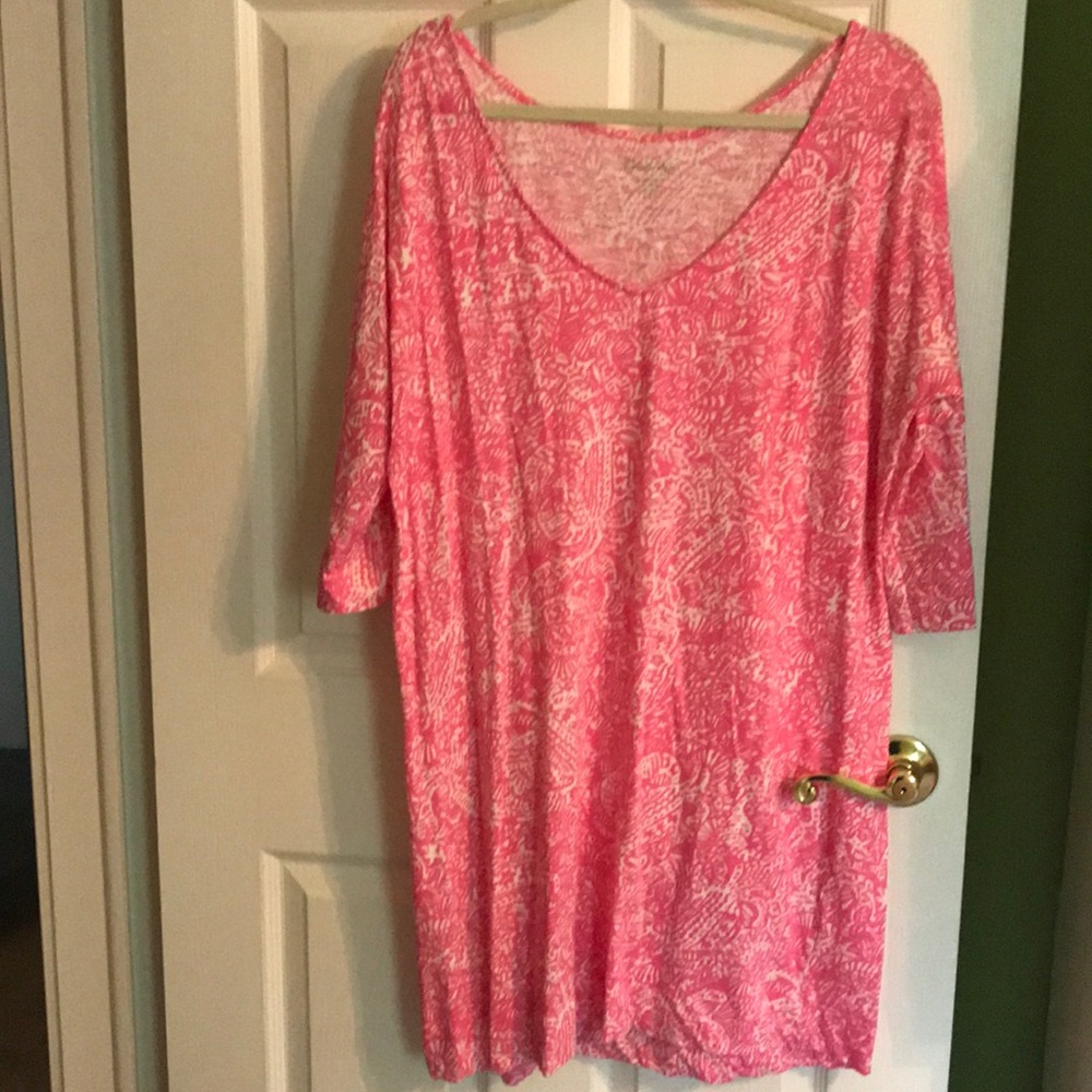 EUC XL LILLY PULITZER T-SHIRT DRESS